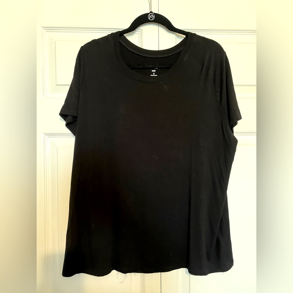 Torrid Super Soft Crew Neck Tee, Size 2 Black